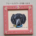 似顔絵オーダー♪無地♪トールペイント♪飾り♪犬♪猫♪フレーム♪オーダーメイド♪