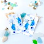 【リニューアル】＊ ゆらゆらクジライヤリング(ピアス)