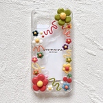【 iPhone 12mini 】 おはなのiPhoneケース