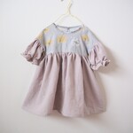 春〜秋　ハーフリネンワンピース 　子供服＊ キッズ