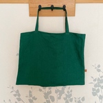 ヨーロッパリネンのサブバッグ・グリーン