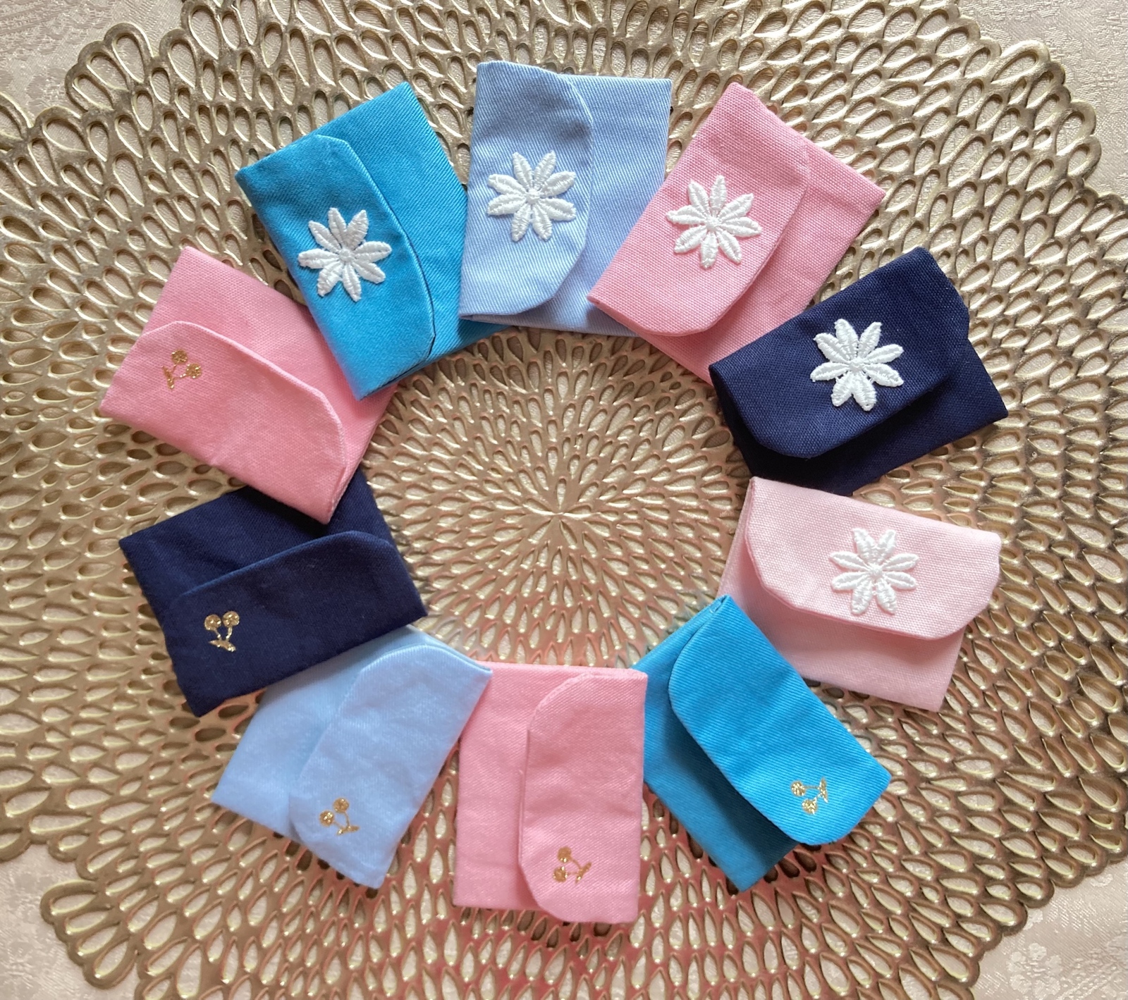 通販生活 ファッション マムエモア ピンク薔薇刺繍 小学校受験
