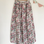 ＊belle fleurs♪リップルマキシティアードスカート(pink)＊