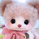 soft*cream #730だっこして!藤色ベア♪