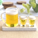 456 ＊夏にぴったりビールセット＊　3個セット　ミニチュア　ドリンク　シルバニア　ドールハウス　レジン リカちゃん