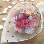 受注制作 Petit Bouquet＜Happy Pink＞　＊　ミニブーケ・壁飾り