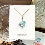 Dolphin necklace｜ラムネ色のイルカネックレス