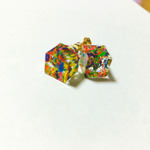 カラフルクリアピアス