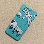 ひつじの糸紡ぎ iPhoneケース