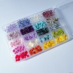 再販●小さめ花材セット　プチH　ケース入り ハーバリウム印鑑 レジン封入 ●