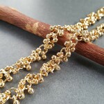 [1m] 約3mm じゃらじゃら チェーン 18KGPメッキ ニッケルフリー加工 シルバー