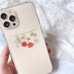 【フラワーガーランド】iPhoneケース　ハードケース　iPhone13 iPhone12 iPhoneSE