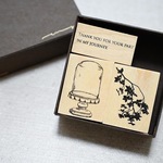 【スタンプセット：C】2022年7月リリース[まあるいガラスドーム/灯台躑躅 枝/「THANK YOU FOR...JOURNEY」]