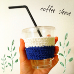 ⁑ cotton100%コーヒースリーブ ⁑