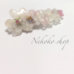 片想い桜 バレッタ