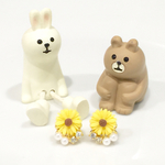 ♡再販♡ひまわりのビジューピアス