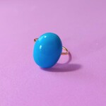 【再販】スリーピングビューティー ターコイズ 天然石 シンプル リング