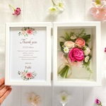印字無料♡フレッシュローズのブーケBOX　　　　　お祝い　ギフト　プレゼント　結婚式　両親　贈呈　両親贈呈品　子育て感謝状　結婚祝い　開店祝い　新築祝い　引越し祝い　出産祝い　還暦祝い　記念日　誕生日