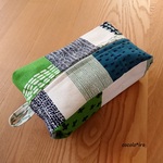 マスクストッカー 不織布マスク入れ　　　 * nordico design patchwork　col. green