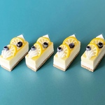 ミニチュア　長方形レモンムース