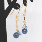 色彩心理ピアス　ロイヤルブルー（カイヤナイト） r_blue08