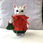 こはるちゃん用　スイカセットアップ　別襟付き