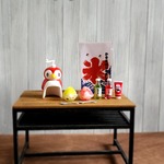 ペンギンかき氷器セット レッド
