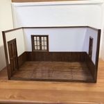 オーダー受付中‼️my room コの字型ドールハウス  ミニチュア家具 1/12サイズ               