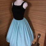 ✴︎お手入れ楽ちん♫コットン＆ポリエステル✴︎ミントグリーン✴︎ボリュームスカート✴︎