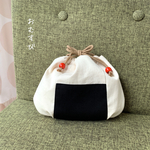 保冷保温 洗える おにぎり巾着 おむすび