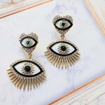 下まつげパッカーン( ꇐ₃ꇐ ) キラキラの目がいっぱいピアス