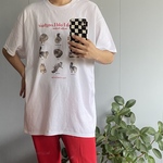 :: Lサイズ ::  Flower Child Cat Club Tシャツ 