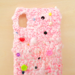 ＜受注＞iPhone11ケース　-お姫様のリボン（ピンク）-　