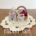 ♡困ったうさちゃん♡ rabbit   4.5㎝　ミニチュア　玄関　ドールハウス　ブライス