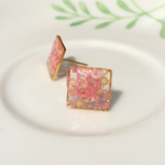 星の砂のスクエアピアス