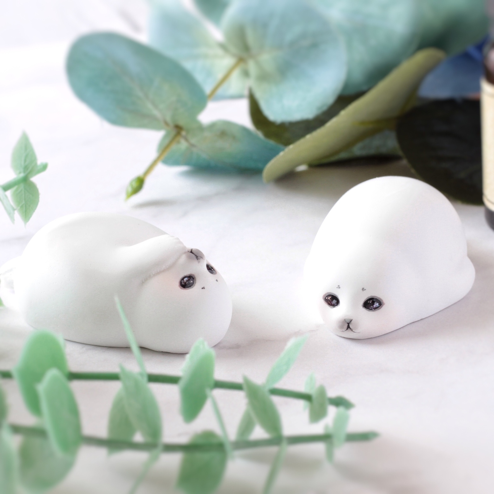 香るあざらしアロマストーン うつぶせ - MANMARU ANIMAL ZAKKA Phoca