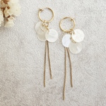 揺れるシェルearring