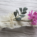 れんげ草のバレッタ