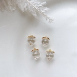 4pcs クリア☆ミニミニいちごチャーム