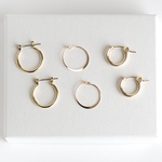 チャーム用フープピアス【金具のみです】チタンピアス/14kgfピアス