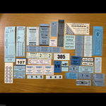 Handmade Ticket(Blue)