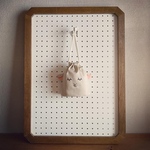 【単品】コットンツイルひつじ巾着 コップ袋