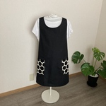 北欧ドット　バッククロスエプロン