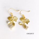 ＃２６０《再販》華やかピアス（コットンパール）