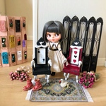  [NEW‼︎] ハートローズver♡　1/6サイズ　ハートの兵隊さんチェア♡  ブライスなどに　アリスシリーズより