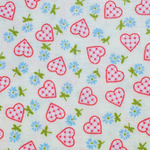 USAファブリック　Sugar And Spice Sweetheart White