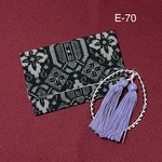 E-70　着物リメイク　大島紬　数珠入れ