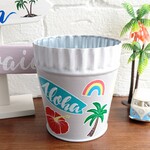 ハワイアンリメイク缶🌴《Alohaサーフボード》グレー缶 