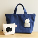 1点限定 福袋（白猫　黒猫　トートバッグ　ポーチセット）