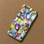 ビジュー リバティiPhoneケース